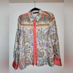 Zara Button up blouse